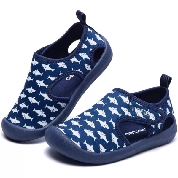 nerteo Boys Girls Cute Aquatic Water Shoes &amp; Beach, Swim, Pool, Water Park &amp; Toddler/Little Kid