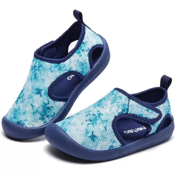 nerteo Boys Girls Cute Aquatic Water Shoes &amp; Beach, Swim, Pool, Water Park &amp; Toddler/Little Kid