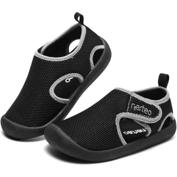 nerteo Boys Girls Cute Aquatic Water Shoes &amp; Beach, Swim, Pool, Water Park &amp; Toddler/Little Kid