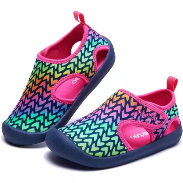 nerteo Boys Girls Cute Aquatic Water Shoes &amp; Beach, Swim, Pool, Water Park &amp; Toddler/Little Kid