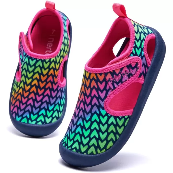 nerteo Boys Girls Cute Aquatic Water Shoes &amp; Beach, Swim, Pool, Water Park &amp; Toddler/Little Kid