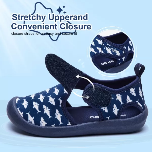 nerteo Boys Girls Cute Aquatic Water Shoes &amp; Beach, Swim, Pool, Water Park &amp; Toddler/Little Kid