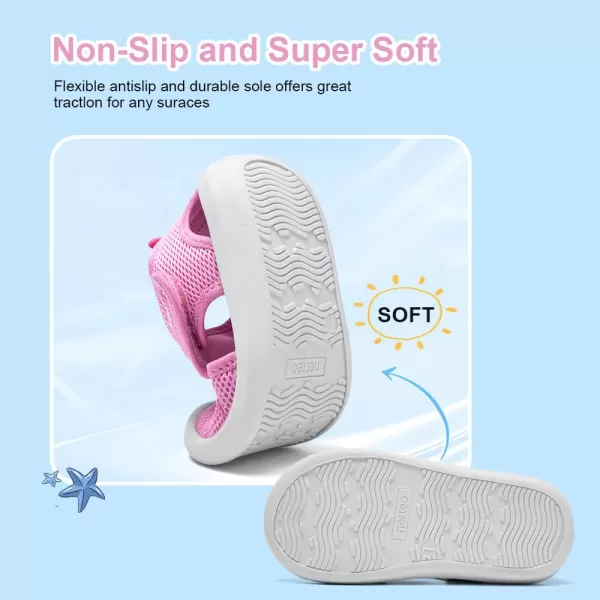 nerteo Boys Girls Cute Aquatic Water Shoes &amp; Beach, Swim, Pool, Water Park &amp; Toddler/Little Kid