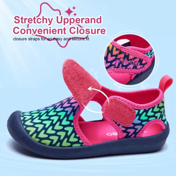 nerteo Boys Girls Cute Aquatic Water Shoes &amp; Beach, Swim, Pool, Water Park &amp; Toddler/Little Kid