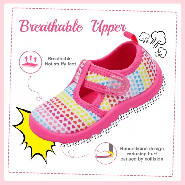 nerteo Boys Girls Cute Aquatic Water Shoes &amp; Beach, Swim, Pool, Water Park &amp; Toddler/Little Kid