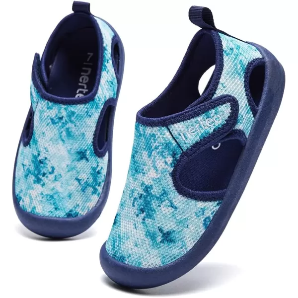 nerteo Boys Girls Cute Aquatic Water Shoes &amp; Beach, Swim, Pool, Water Park &amp; Toddler/Little Kid
