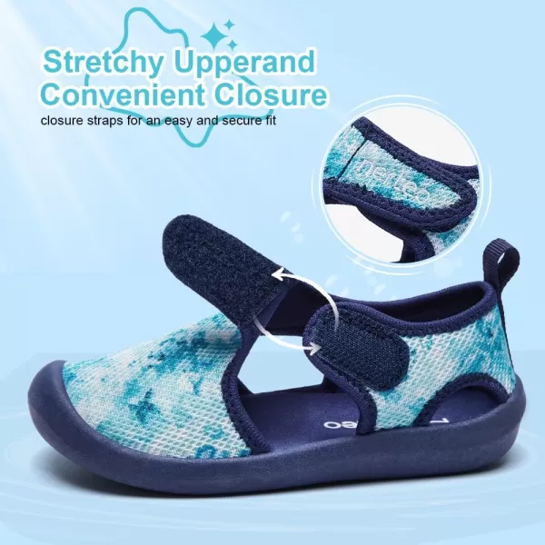 nerteo Boys Girls Cute Aquatic Water Shoes &amp; Beach, Swim, Pool, Water Park &amp; Toddler/Little Kid