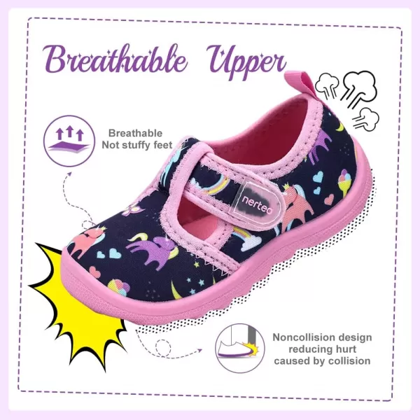 nerteo Boys Girls Cute Aquatic Water Shoes &amp; Beach, Swim, Pool, Water Park &amp; Toddler/Little Kid