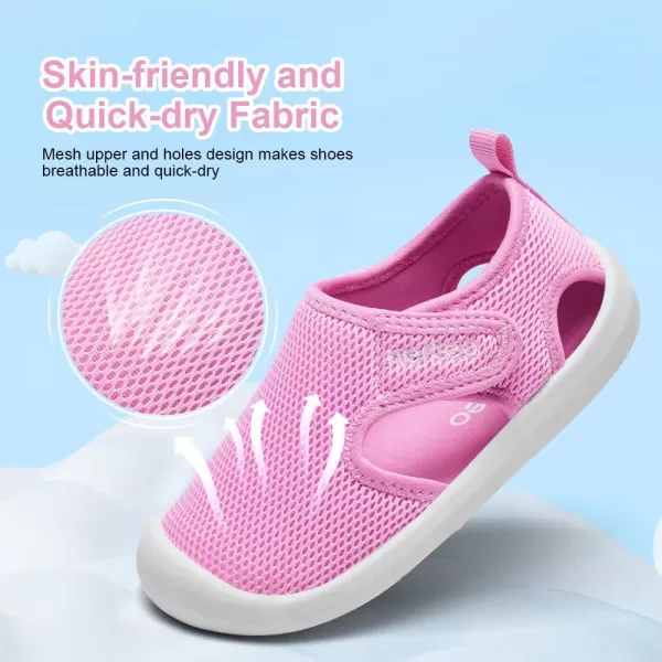 nerteo Boys Girls Cute Aquatic Water Shoes &amp; Beach, Swim, Pool, Water Park &amp; Toddler/Little Kid