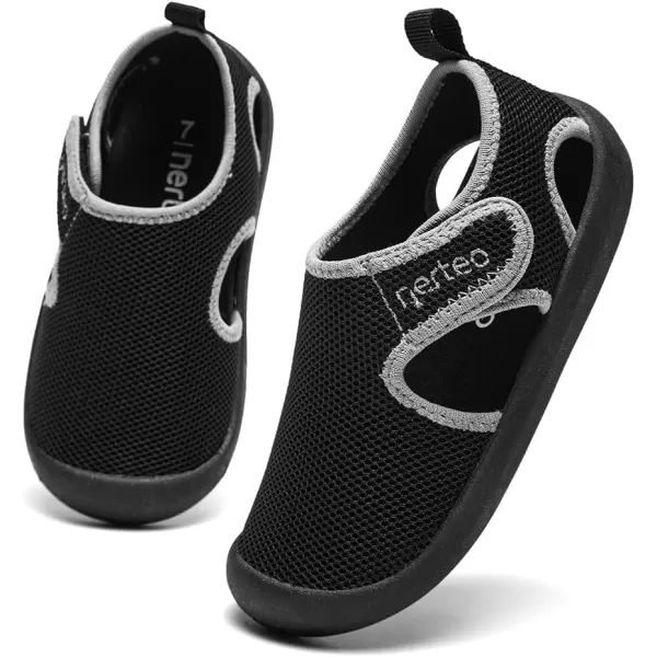 nerteo Boys Girls Cute Aquatic Water Shoes &amp; Beach, Swim, Pool, Water Park &amp; Toddler/Little Kid