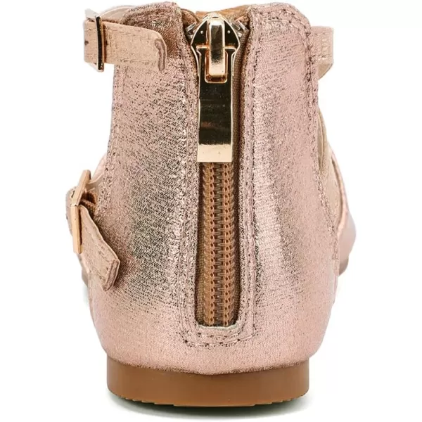 nerteo Girl's Pretty Glitter Ballet Flats Ankle Strap Dress Shoes Sandals 