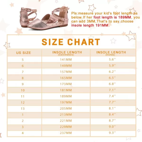 nerteo Girl's Pretty Glitter Ballet Flats Ankle Strap Dress Shoes Sandals 