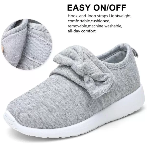 nerteo Toddler Girl Shoes Lightweight Slip On Sneakers for Kids