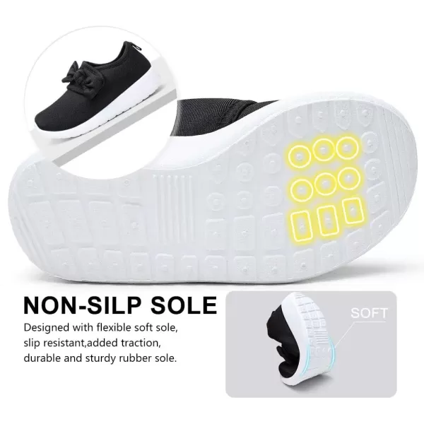 nerteo Toddler Girl Shoes Lightweight Slip On Sneakers for Kids
