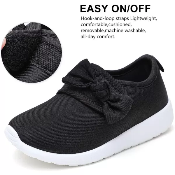 nerteo Toddler Girl Shoes Lightweight Slip On Sneakers for Kids