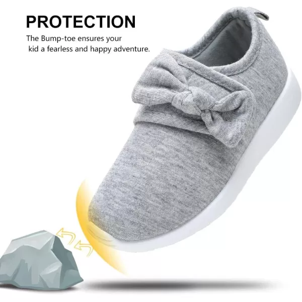 nerteo Toddler Girl Shoes Lightweight Slip On Sneakers for Kids
