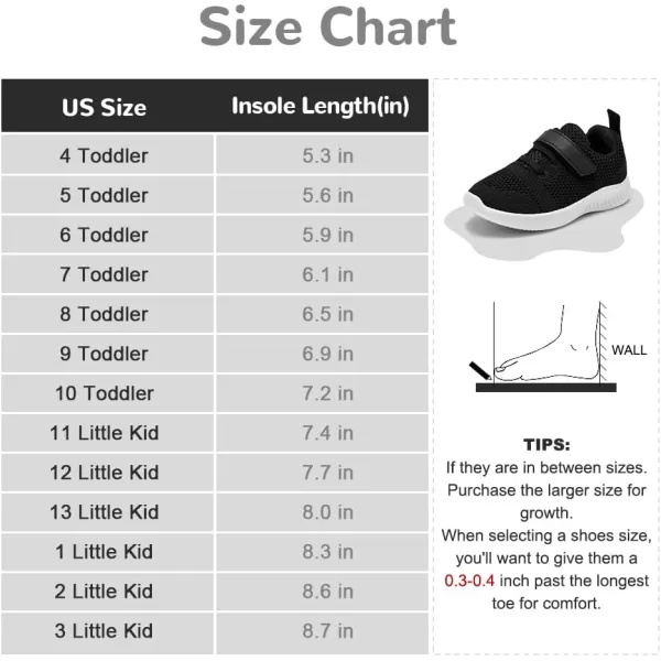 nerteo Toddler/Little Kid Boys Girls Shoes Running/Walking Sports Sneakers