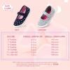 imagenerteo Toddler Shoes Girls Mary Jane Canvas Flat SneakersNavy