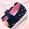 imagenerteo Toddler Shoes Girls Mary Jane Canvas Flat SneakersNavy