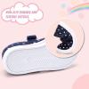 imagenerteo Toddler Shoes Girls Mary Jane Canvas Flat SneakersNavy