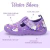 imagenerteo Boys Girls Cute Aquatic Water Shoes ampamp Beach Swim Pool Water Park ampamp ToddlerLittle KidPurpleRainbowUnicorn