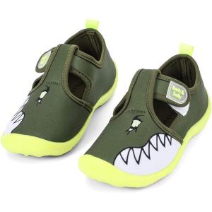 imagenerteo Boys Girls Cute Aquatic Water Shoes ampamp Beach Swim Pool Water Park ampamp ToddlerLittle KidOliveShark