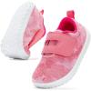 imagenerteo Toddler Wide Toe Walking Shoes Girls Barefoot Shoes Breathable Lightweight Tennis ShoesTie DyePink