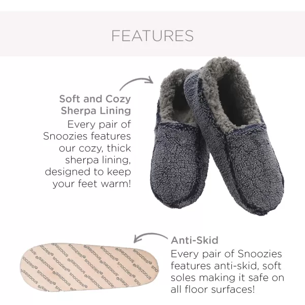 Snoozies Men's Moc