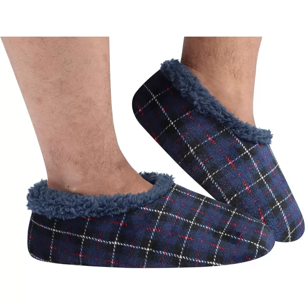 Snoozies Mens Velour Plaids - Mens Slippers
