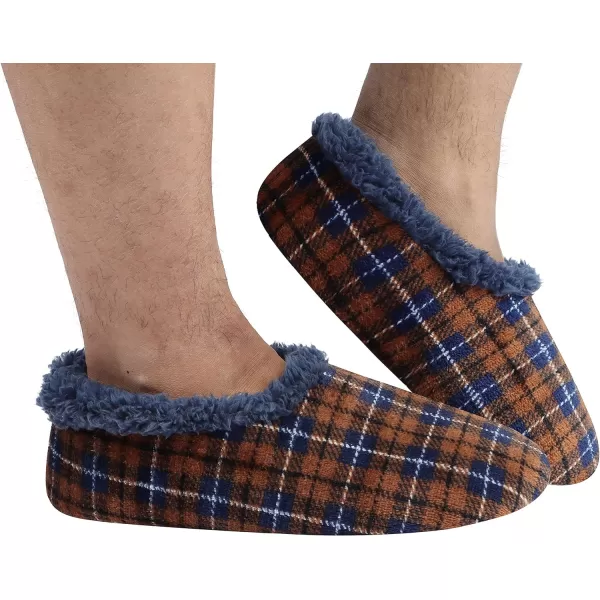 Snoozies Mens Velour Plaids - Mens Slippers