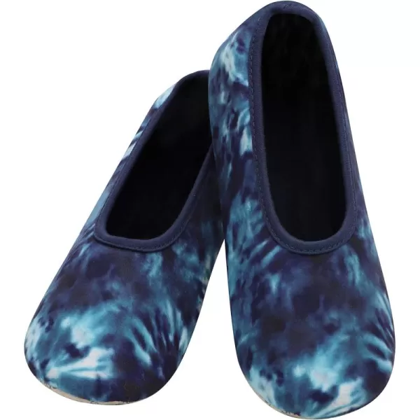 Snoozies 2 Dye for Tie Dye Ballet Slippers - Tie Dye Slippers for Women