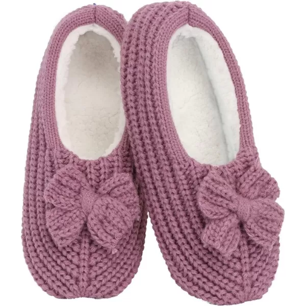 Snoozies Crochet Rib - Womens Slippers - Cozy Slippers for Women