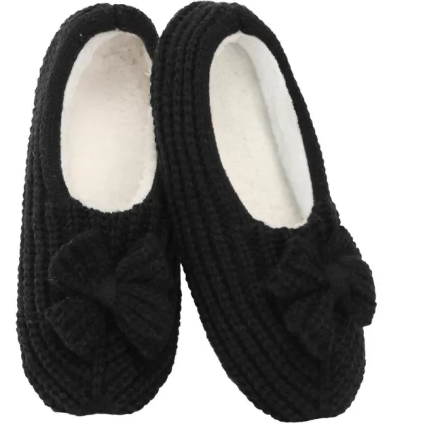 Snoozies Crochet Rib - Womens Slippers - Cozy Slippers for Women