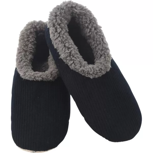 Snoozies Mens Corduroy Slippers Slippers for Men | Mens House Slippers | Fuzzy Slippers with Soft Soles