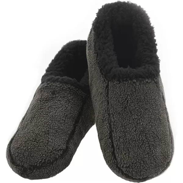 Snoozies Mens Two Tone Fleece Lined Slippers - Comfortable Slippers for Men