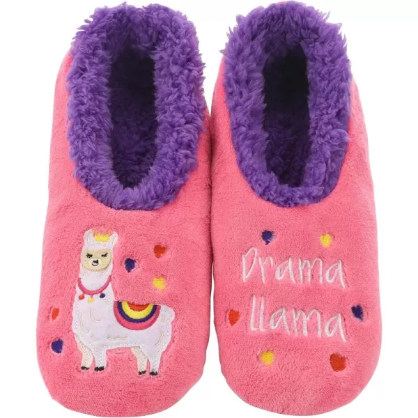 Snoozies Pairable Slipper Socks - Funny House Slippers for Women, Non-Slip Fuzzy Slipper Socks - Frenchie