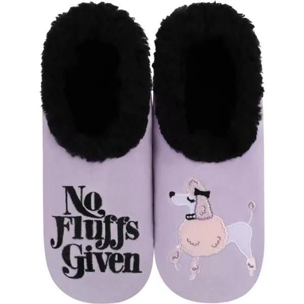 Snoozies Pairable Slipper Socks - Funny House Slippers for Women, Non-Slip Fuzzy Slipper Socks - No Fluffs Given