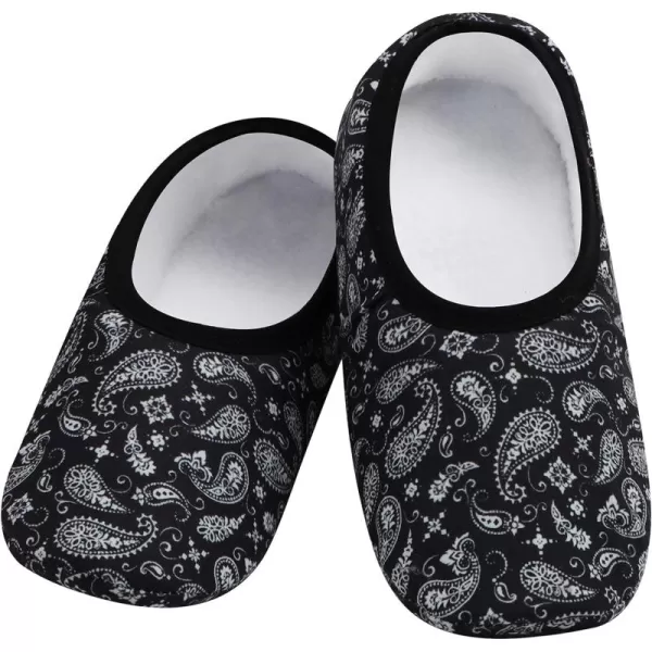 Snoozies Skinnies Slipper Socks – Cozy, Foldable Slippers for Women, Non Slip Socks for Travel &amp; Indoors - Bright Daisy