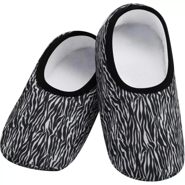 Snoozies Skinnies Slipper Socks – Cozy, Foldable Slippers for Women, Non Slip Socks for Travel &amp; Indoors - Bright Daisy