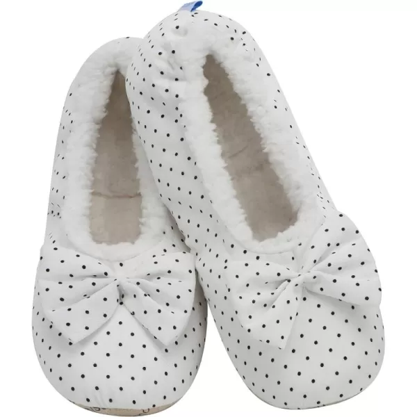 Snoozies Womens Ballerina Comfort Split Slipper Socks