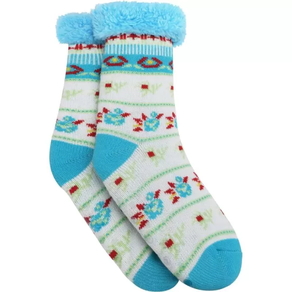 Snoozies Women's Happy Family Sherpa Socks