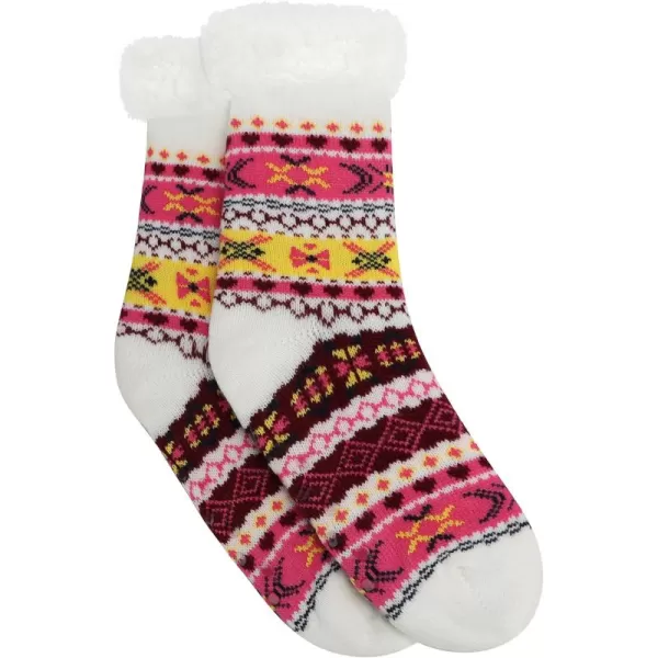 Snoozies Women's Happy Family Sherpa Socks
