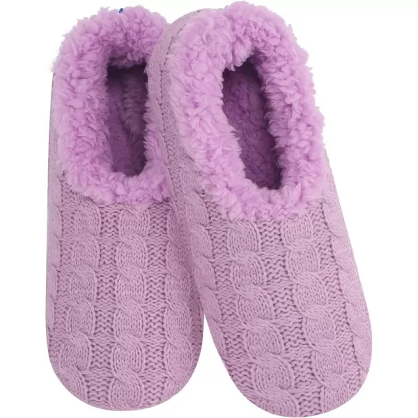 Snoozies Womens Slipper Socks - Keep Me In Stitches - Slippers for Women - Fuzzy House Slippers