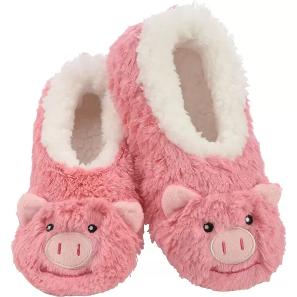 Snoozies Womens Slippers - Animal Furry Foot Pals