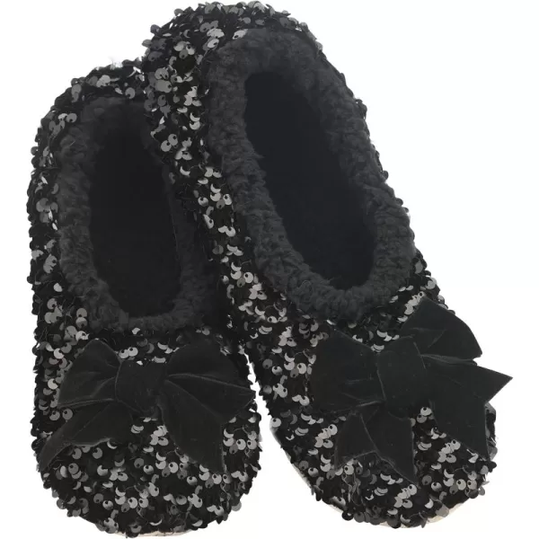 Snoozies Women's Sparkle Slipper Socks - Dazzle Bling Ballerina Style