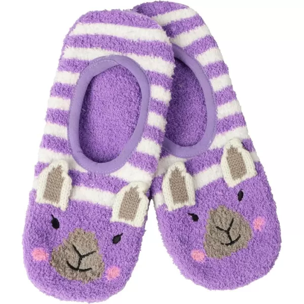 Snoozies Womens Mary Jane Fuzzy Animal Socks