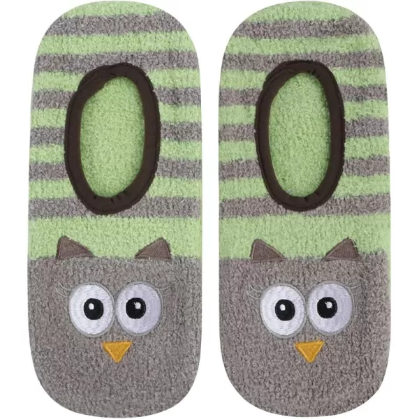 Snoozies Womens Mary Jane Fuzzy Animal Socks