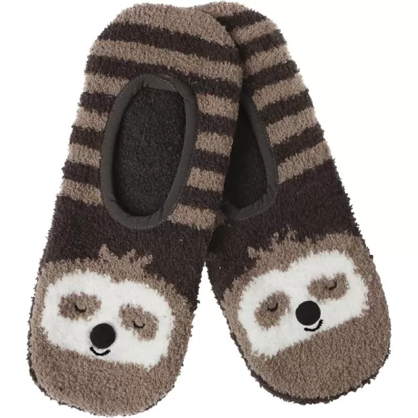 Snoozies Womens Mary Jane Fuzzy Animal Socks