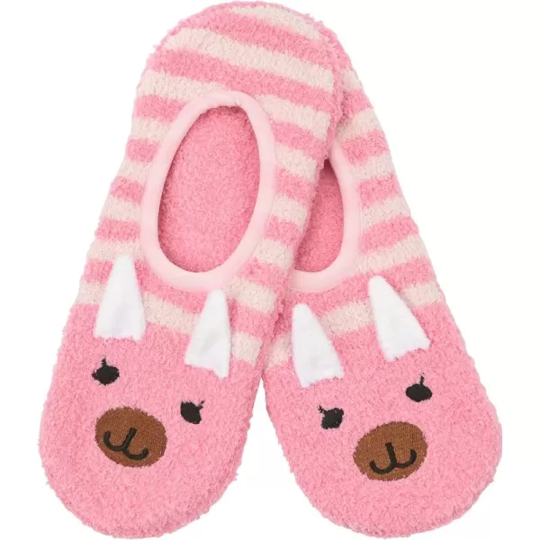 Snoozies Womens Mary Jane Fuzzy Animal Socks
