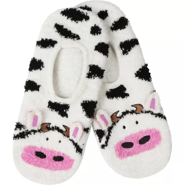 Snoozies Womens Mary Jane Fuzzy Animal Socks